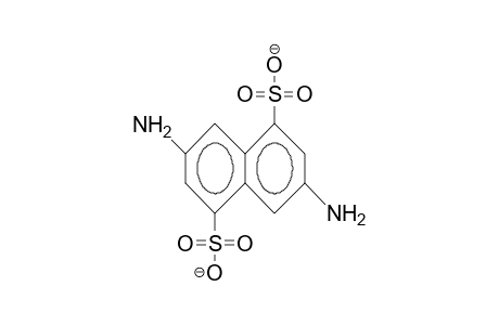 3,7-Diamino-1,5-naphthalenedisulfonic acid, dianion