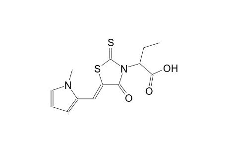2-{(5Z)-5-[(1-methyl-1H-pyrrol-2-yl)methylene]-4-oxo-2-thioxo-1,3-thiazolidin-3-yl}butanoic acid