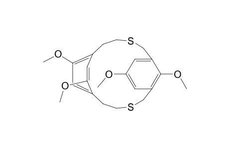 4,12-Dithiatricyclo[13.2.2.16,10]eicosa-6(20),7,9,15,17,18-hexaene, 8,16,18,20-tetramethoxy-