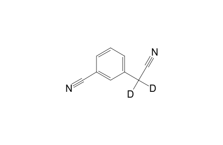 .alpha.,.alpha.-Dideutero.alpha.,3-dicyanotoluene