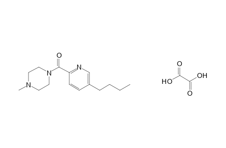 1-(5-butylpicolinoyl)-4-methylpiperazine, oxalate(1:1) (salt)