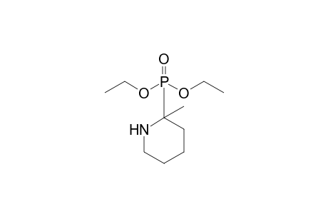 2-Diethoxyphosphoryl-2-methyl-piperidine