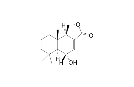 (5S,5aS,9aR,9bR)-5-hydroxy-6,6,9a-trimethyl-5,5a,7,8,9,9b-hexahydro-1H-benzo[e]isobenzofuran-3-one