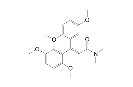 3,3-bis(2,5-dimethoxyphenyl)-N,N-dimethylacrylamide