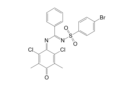 N-(N-(4-BrOMOPHENYL)-SULFONYLBENZIMIDOYL)-3,5-DICHLORO-2,6-DIMETHYL-1,4-BENZOQUINONIMINE