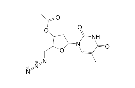 Thymidine, 5'-azido-5'-deoxy-, 3'-acetate