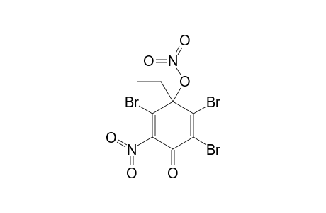 2,3,5-TRIBROMO-4-ETHYL-4-NITRATO-6-NITROCYCLOHEXA-2,5-DIENONE