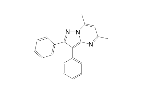 pyrazolo[1,5-a]pyrimidine, 5,7-dimethyl-2,3-diphenyl-