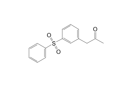 1-(2-Oxopropyl)-3-(phenylsulfonyl)benzene