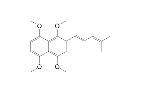 2-(4'-Methylpenta-1',3'-dien-1'-yl)-1,4,5,8-tetramethoxynaphthalene