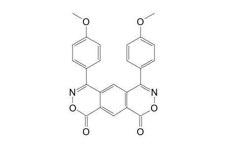 4,6-DI-(4-METHOXYPHENYL)-1H,9H-[1,2]-OXAZINO-[4,5-G]-[2,3]-BENZOXAZINE-1,9-DIONE