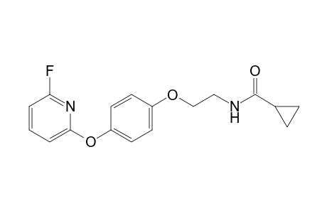 Cyclopropanecarboxamide, N-[2-[4-[(6-fluoro-2-pyridinyl)oxy]phenoxy]ethyl]-