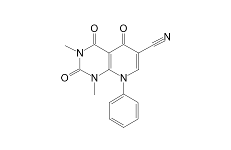 1,3-Dimethyl-2,4,5-trioxo-8-phenyl-1,2,3,4,5,8-hexahydropyrido[2,3-d]pyrimidine-6-carbonitrile