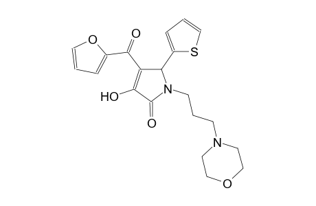 2H-pyrrol-2-one, 4-(2-furanylcarbonyl)-1,5-dihydro-3-hydroxy-1-[3-(4-morpholinyl)propyl]-5-(2-thienyl)-