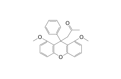 1-(1,8-dimethoxy-9-phenyl-xanthen-9-yl)acetone