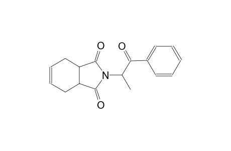 1H-isoindole-1,3(2H)-dione, 3a,4,7,7a-tetrahydro-2-(1-methyl-2-oxo-2-phenylethyl)-