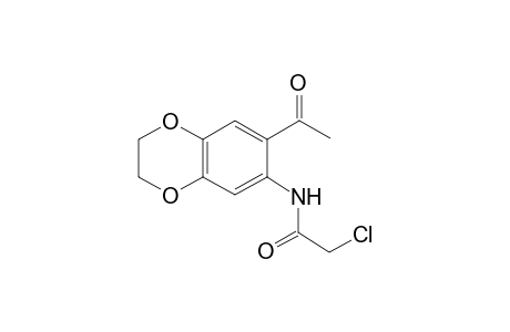 Acetamide, N-(7-acetyl-2,3-dihydro-1,4-benzodioxin-6-yl)-2-chloro-