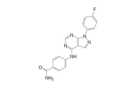 benzamide, 4-[[1-(4-fluorophenyl)-1H-pyrazolo[3,4-d]pyrimidin-4-yl]amino]-
