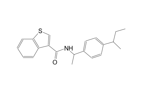 N-[1-(4-sec-butylphenyl)ethyl]-1-benzothiophene-3-carboxamide