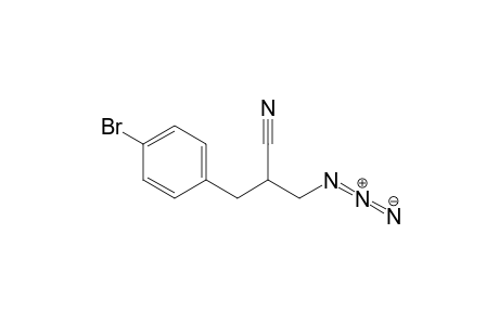 .beta.-Azido-alpha.-(p-bromophenylmethyl)propionitrile