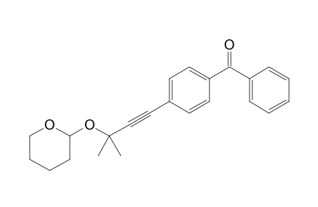 4-(3-Methyl-3-tetrahydropyranyloxy-1-butynyl)benzophenone