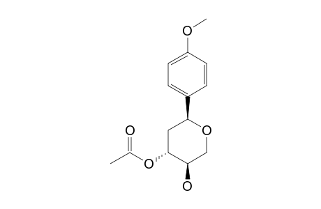 (2S*,4R*,5R*)-4-ACETOXY-2-(4-METHOXYPHENYL)-TETRAHYDROPYRAN-5-OL