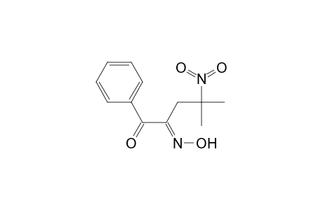 (2E)-2-hydroximino-4-methyl-4-nitro-1-phenyl-pentan-1-one