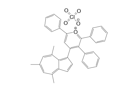 4-(4,6,8-TRIMETHYL-AZULENE-1-YL)-2,3,6-TRIPHENYL-PYRANYLIUM-PERCHLORATE;(RN=4',6',8'ME3;R=PH;X=H)