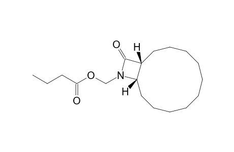 (1R,12S)-13-(Propylcarbonyloxymethyl)-13-azabicyclo[10.2.0]tetradecan-14-one