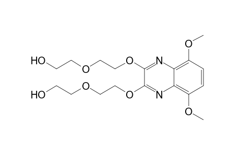 2-[2-[3-[2-(2-hydroxyethoxy)ethoxy]-5,8-dimethoxy-quinoxalin-2-yl]oxyethoxy]ethanol