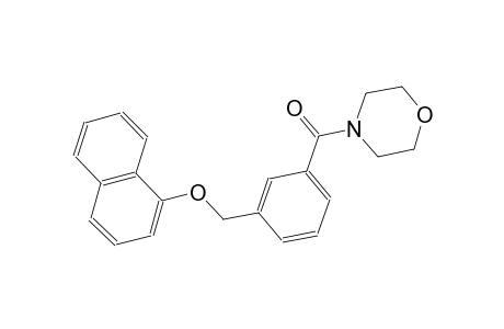 4-{3-[(1-naphthyloxy)methyl]benzoyl}morpholine