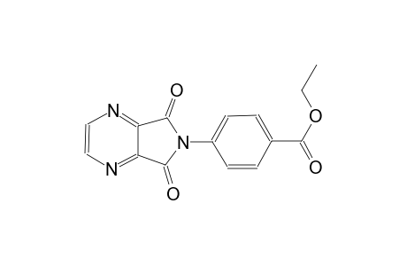 benzoic acid, 4-(5,7-dihydro-5,7-dioxo-6H-pyrrolo[3,4-b]pyrazin-6-yl)-, ethyl ester