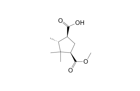 (1S,3R,5R)-3-(carbomethoxy)-4,4,5-trimethylcyclopentanecarboxylic acid
