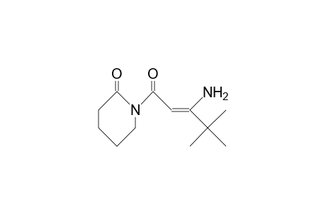 (Z)-N-(3-Amino-4,4-dimethyl-1-oxo-2-pent-2-enyl)-2-piperidone
