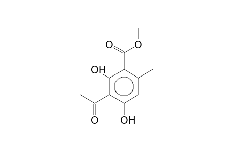 3-Acetyl-2,4-dihydroxy-6-methyl-benzoic acid, methyl ester