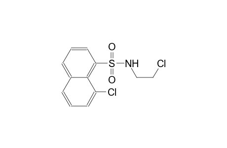 Naphthalene-1-sulfonamide, 8-chloro-N-(2-chloroethyl)-