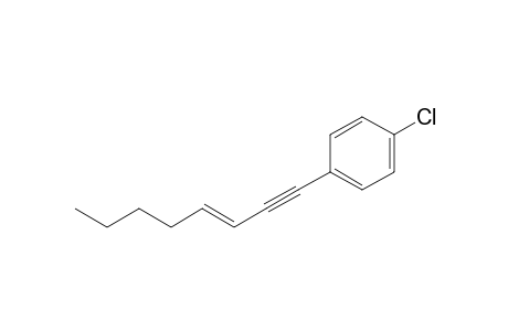 (E)-1-(4-Chlorophenyl)oct-3-en-1-yne