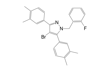 4-bromo-3,5-bis(3,4-dimethylphenyl)-1-(2-fluorobenzyl)-1H-pyrazole