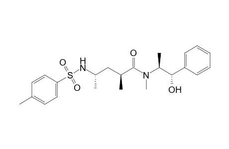 (2S,4S)-N,2-dimethyl-4-[(4-methylphenyl)sulfonylamino]-N-[(1S,2S)-1-oxidanyl-1-phenyl-propan-2-yl]pentanamide