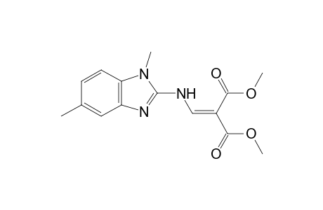 Dimethyl 1-{[1',5'-dimethylbenz-(1',3' )-diazol-2'-yl]amino}ethene-2,2-dicarboxylate