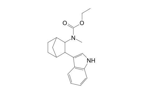 [N-(Ethoxycarbonyl)-3-(endo)-indol-3'-yl]-N-methylbicyclo[2.2.1]heptane-2-(exo)-amine