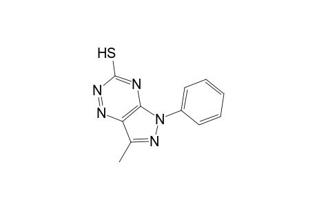 7-Methyl-5-phenyl-5H-pyrazolo[3,4-e]-1,2,4-triazine-3-thiol