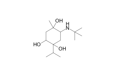 5-(tert-butylamino)-1-isopropyl-4-methylcyclohexane-1,2,4-triol