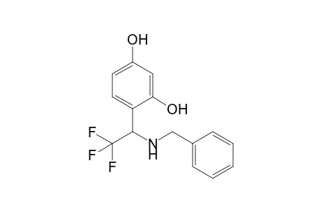 4-(1-Benzylamino-2,2,2-trifluoroethyl)benzene-1,3-diol