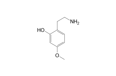 2-Hydroxy-4-methoxyphenethylamine