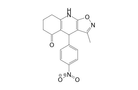 3-Methyl-4-(4-nitrophenyl)-4,7,8,9-tetrahydroisoxazolo[5,4-b]quinolin-5(6H)-one