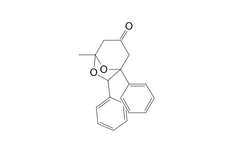 1,7-Diphenyl-5-methyl-6,8-dioxabicyclo(3.2.1)octan-3-one