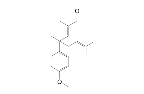 (E)-4-(4-Methoxyphenyl)-2,4,7-trimethyloct-2,6-dienal