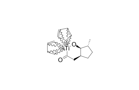 4-(ETA(1)-ACYL)-3-BIS-(CYCLOPENTADIENYL)-9-METHYL-2-OXA-3-TITANABICYCLO-[4.3.0]-NONANE;MAJOR-ISOMER