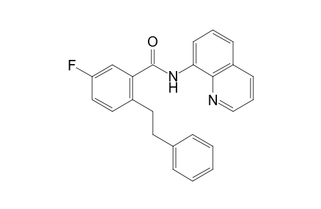 5-Fluoro-2-phenethyl-N-(quinolin-8-yl)benzamide